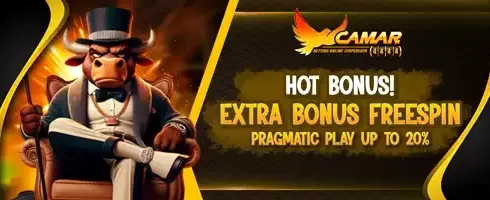 BONUS EXTRA FREESPIN PRAGMATIC promotion banner